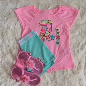 Cotton mix and match set - Smile waistband